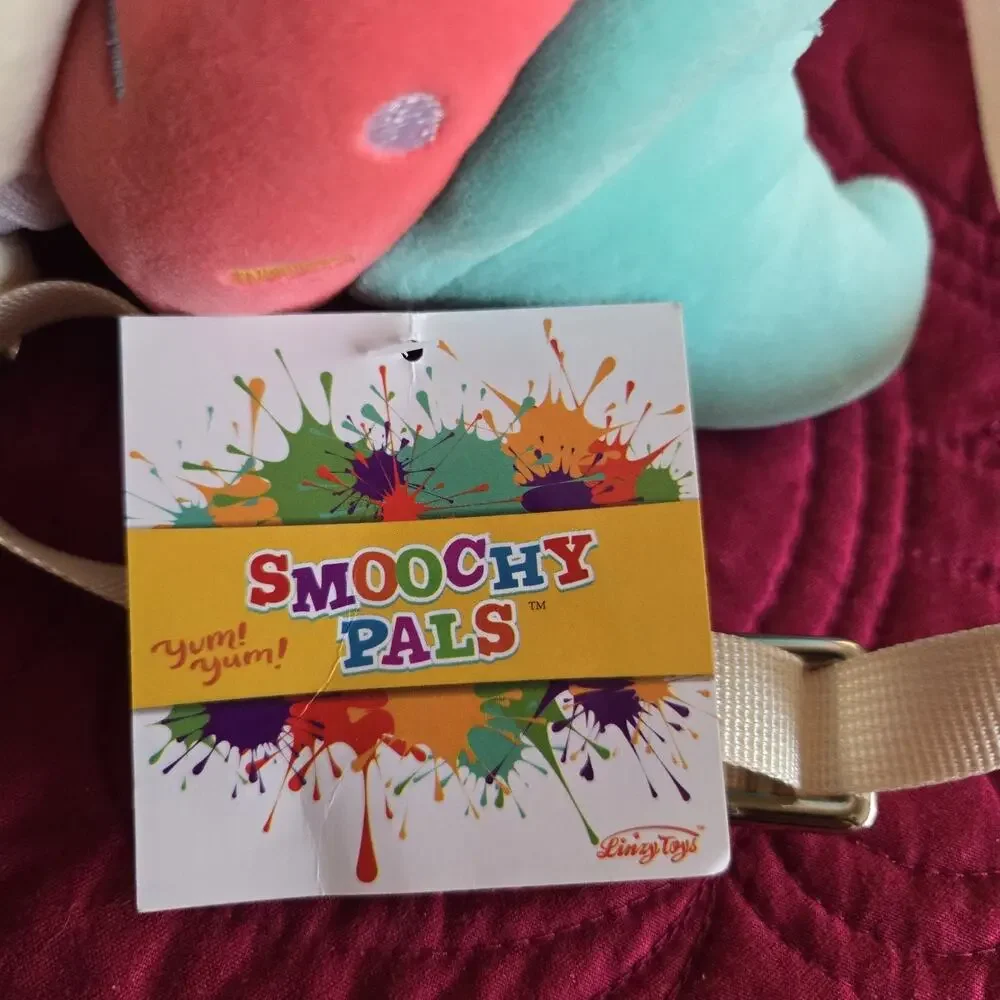 8” Yum Yum Smoochy Pals Ice Cream Cone Plush Purse #61341F New NWT Bag Kids Food